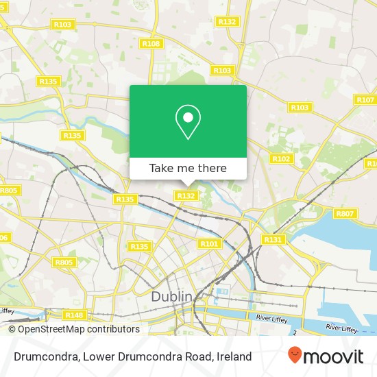 Drumcondra, Lower Drumcondra Road map