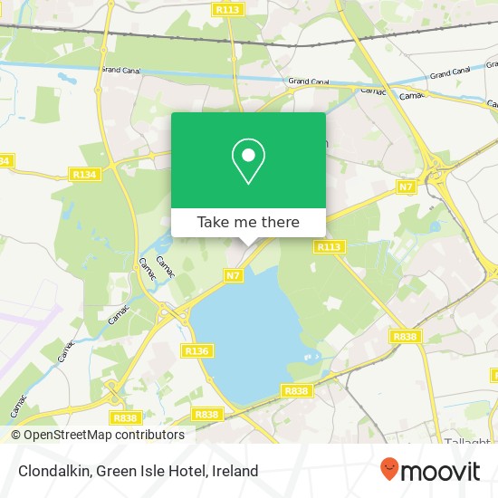 Clondalkin, Green Isle Hotel map
