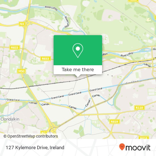 127 Kylemore Drive map