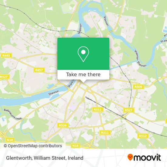 Glentworth, William Street map