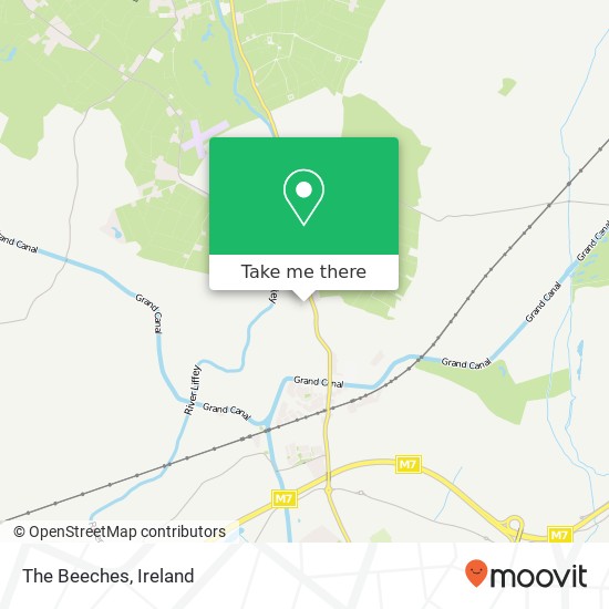 The Beeches map
