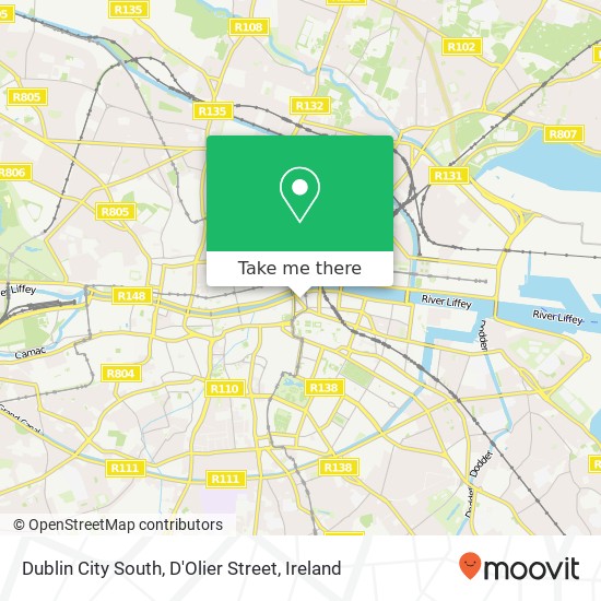 Dublin City South, D'Olier Street map