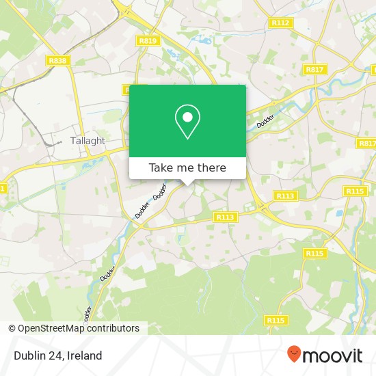Dublin 24 map