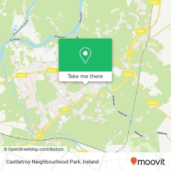 Castletroy Neighbourhood Park map