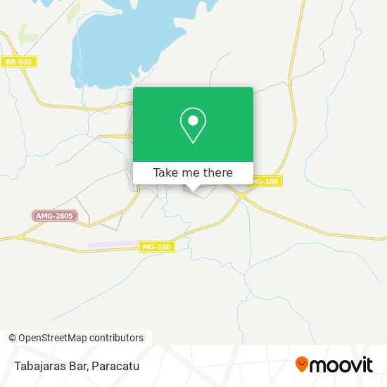 Tabajaras Bar map