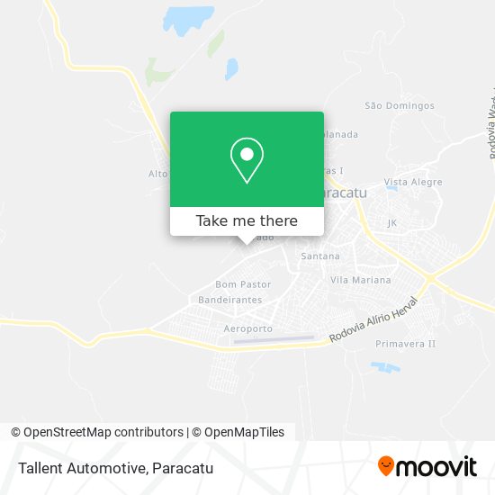 Mapa Tallent Automotive