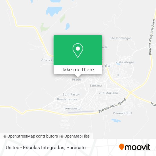 Unitec - Escolas Integradas map