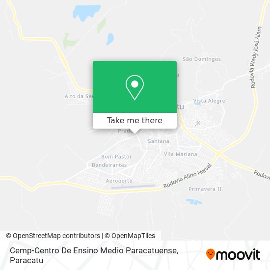 Cemp-Centro De Ensino Medio Paracatuense map