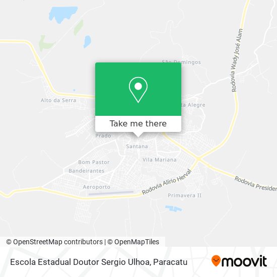 Escola Estadual Doutor Sergio Ulhoa map