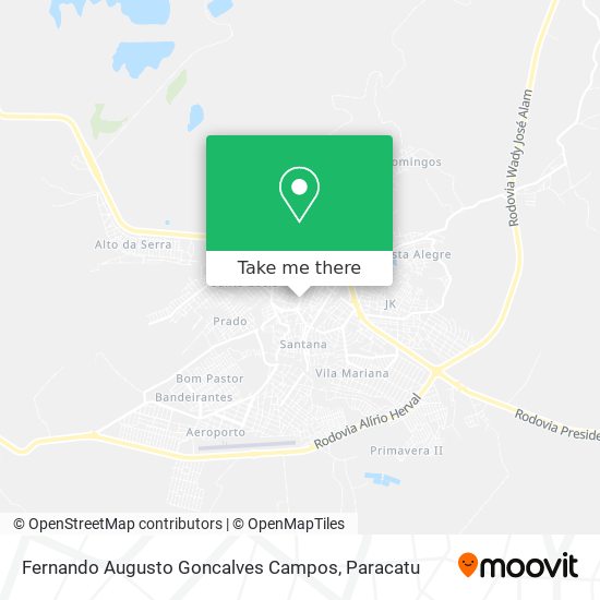 Fernando Augusto Goncalves Campos map