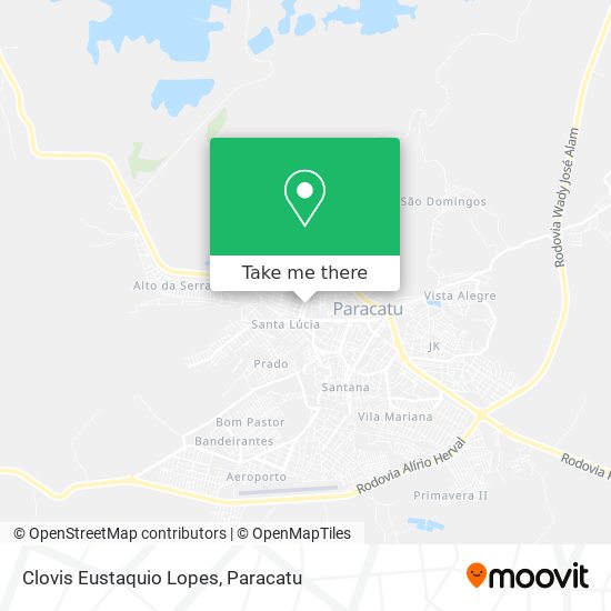 Clovis Eustaquio Lopes map