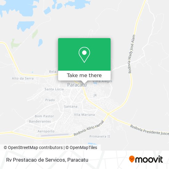 Rv Prestacao de Servicos map