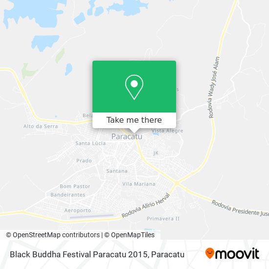 Black Buddha Festival Paracatu 2015 map