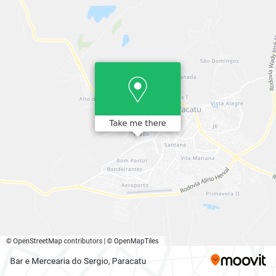 Bar e Mercearia do Sergio map