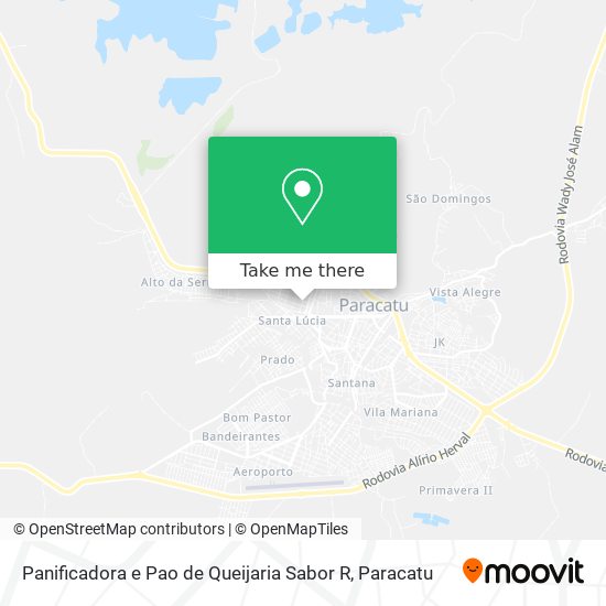 Panificadora e Pao de Queijaria Sabor R map