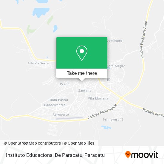 Instituto Educacional De Paracatu map