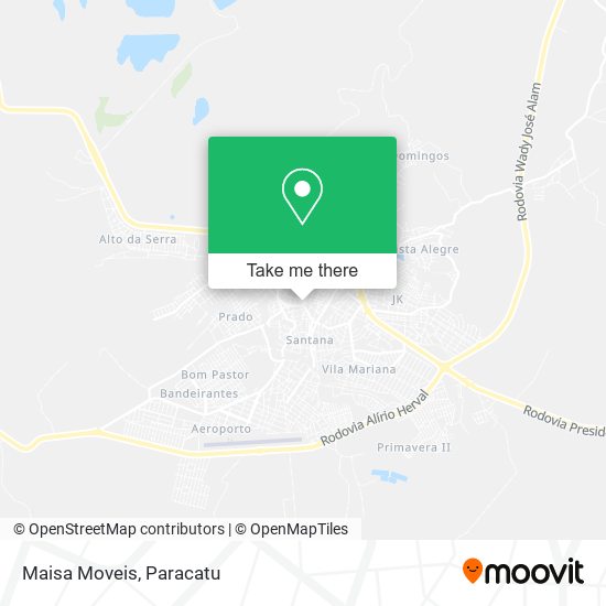 Maisa Moveis map