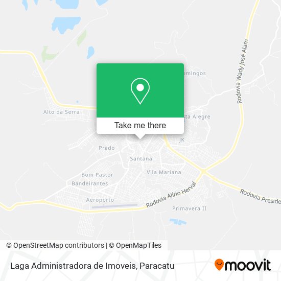 Laga Administradora de Imoveis map