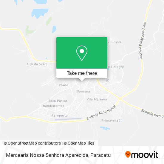 Mercearia Nossa Senhora Aparecida map