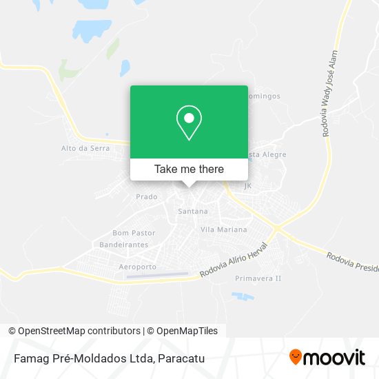 Famag Pré-Moldados Ltda map