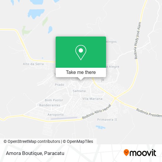 Mapa Amora Boutique