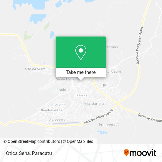 Ótica Sena map