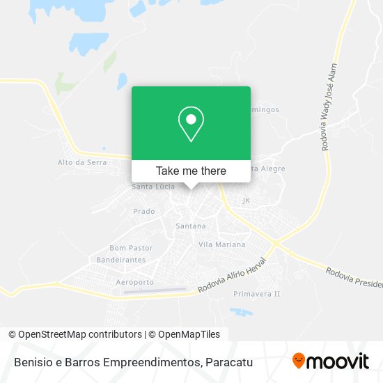 Benisio e Barros Empreendimentos map