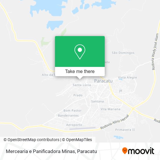 Mercearia e Panificadora Minas map