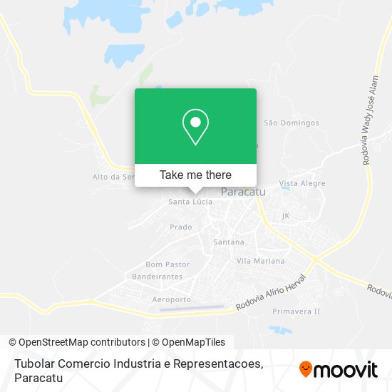Tubolar Comercio Industria e Representacoes map