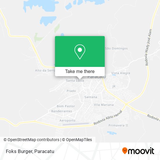 Foks Burger map