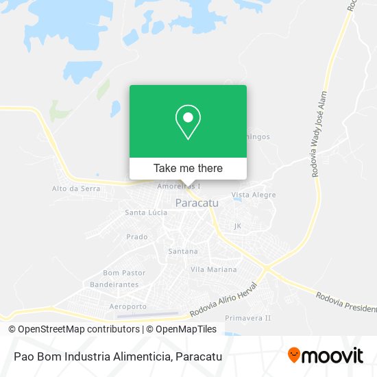 Pao Bom Industria Alimenticia map