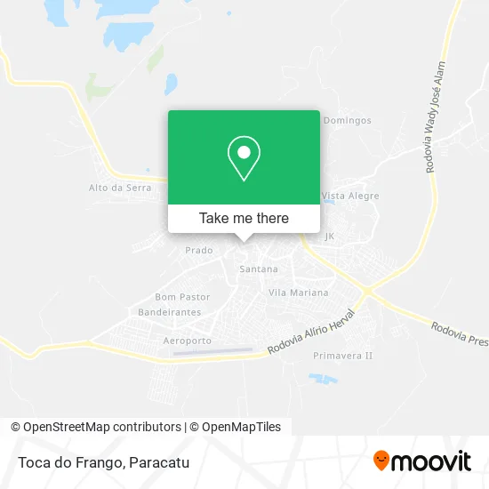 Toca do Frango map