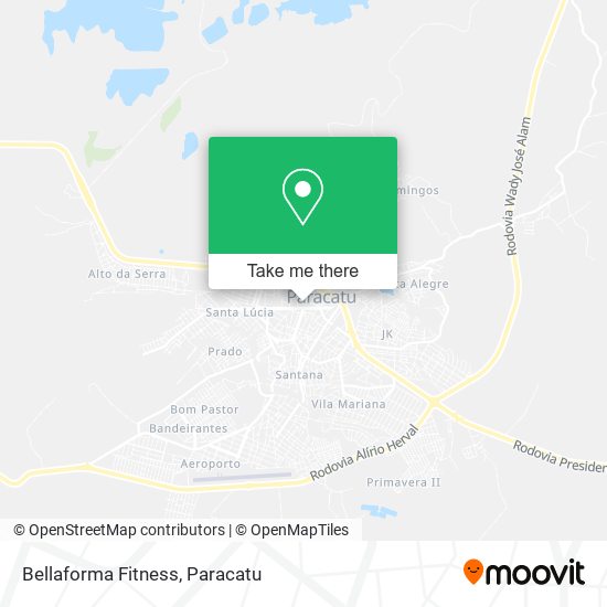 Bellaforma Fitness map