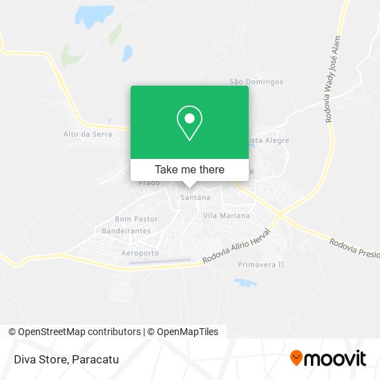 Diva Store map