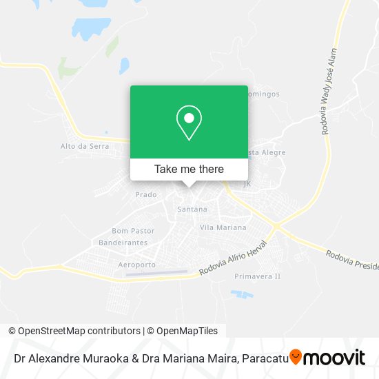 Dr Alexandre Muraoka & Dra Mariana Maira map