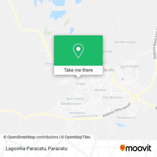 Lagoinha Paracatu map