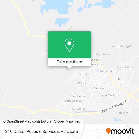 S10 Diesel Pecas e Servicos map