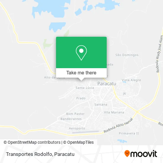 Transportes Rodolfo map