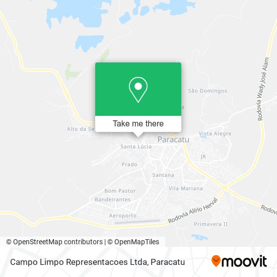 Campo Limpo Representacoes Ltda map