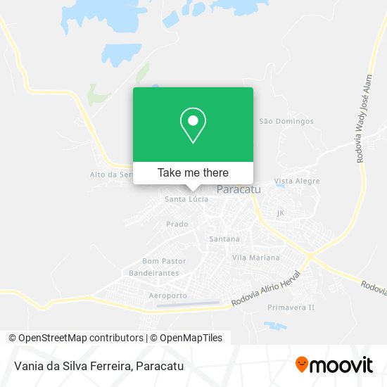 Vania da Silva Ferreira map