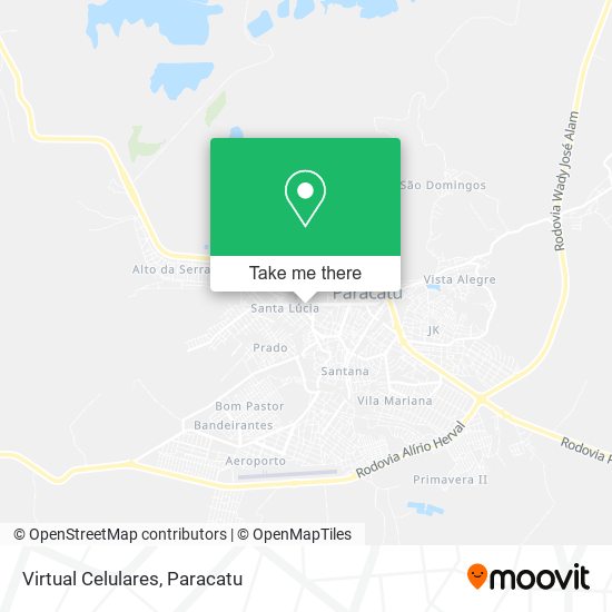 Virtual Celulares map