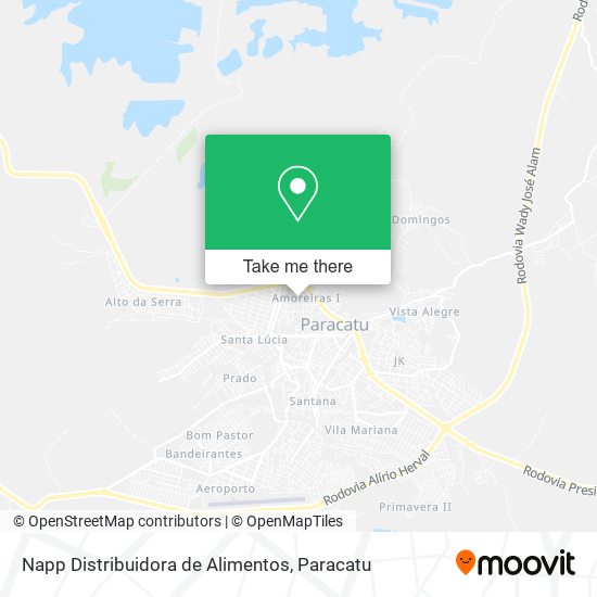 Napp Distribuidora de Alimentos map