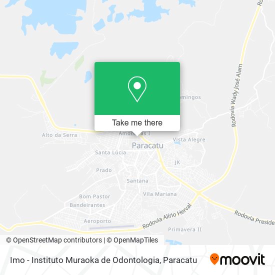 Mapa Imo - Instituto Muraoka de Odontologia