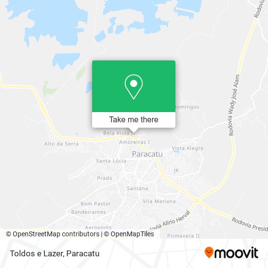 Toldos e Lazer map