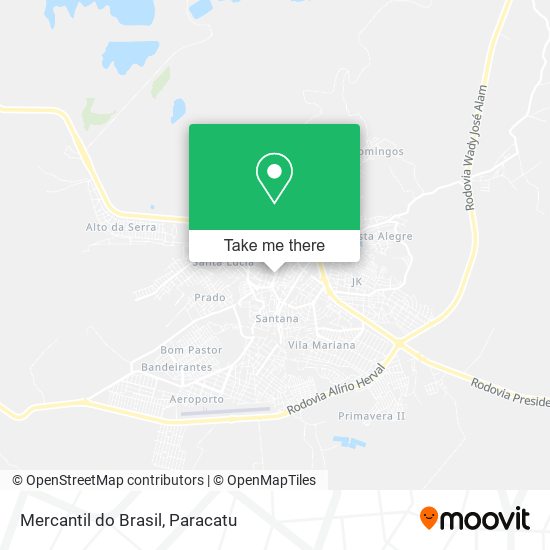 Mercantil do Brasil map