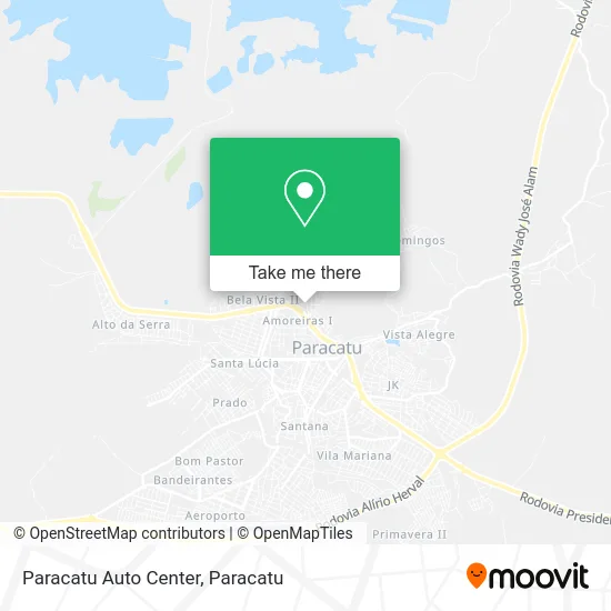Paracatu Auto Center map