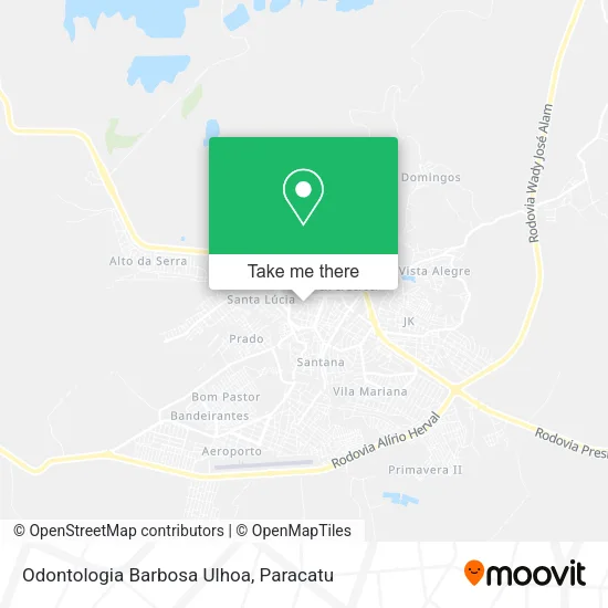 Odontologia Barbosa Ulhoa map