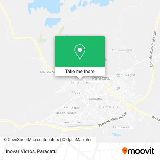 Inovar Vidros map