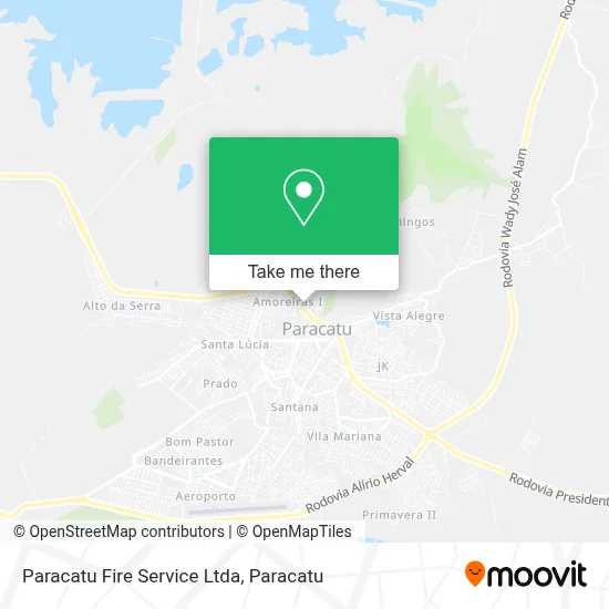 Paracatu Fire Service Ltda map