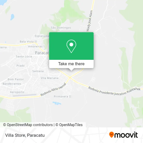 Villa Store map